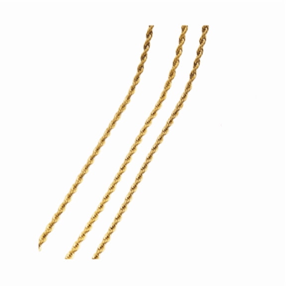 Yellow Gold Real Chain 14K 5.0 mm 22 Inches Chain