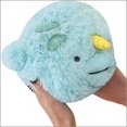 thumbnail image 1 of Peluche de narval aplastable, aguamarina claro, 7 " Squishable 716286, 1 of 1