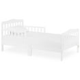 Dream on Me Classic Design Toddler Bed, White