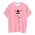 thumbnail image 3 of Kiijoy Big Girls Graphic T Shirt Short Sleeve Summer T-Shirt Casual Loose Tee Shirt, 3 of 3