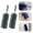 2pcs Grey, variant on Fan Cleaner Brush, Bendable Microfiber Duster for Ceiling Fans, Blinds, Air Conditioner Vents and Floor Vents, Reusable Flexible Dust Cleaning Brush for Hard to Reach Places