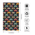 thumbnail image 2 of Honeii Retro Video Game Print Quick-Dry Microfiber Towel, Shower Towel 27.5x16in,Absorbent Bathroom Towel for Beach, Pool, and Travel, 2 of 6