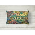 thumbnail image 2 of Carolines Treasures PRS4031PW1216 Snakes Canvas Fabric Decorative Pillow  12H x16W multicolor, 2 of 4
