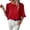 A1762 Wine, variant on Blouse for Women Round Neck Puff Sleeve Relaxed Fit Solid Color Elegant Work Office Professional Wear Dressy Going Out Chic Soft Flowy Fabric Modest Summer Top