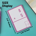 thumbnail image 3 of BAZIC Addition Flash Cards, Numbers Math Flashcards (36/Pack), 2-Packs, 3 of 8