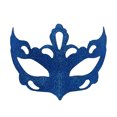 thumbnail image 2 of Xfvqtps Mardi Gras Mask for Women Masquerade Masks Half Face Glitter Sequin Carnival Mask for Makeup Performance Ball Party Blue, 2 of 6