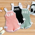thumbnail image 2 of PEACNNG Newborn Baby Girls Lace Decoration Sleeveless Romper Sweet Style Bow High Waist Summer Clothes, 2 of 5