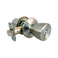 thumbnail image 1 of Tulip Satin Stainless Steel Metal Entry Knob - s 3 Grade Right Handed, 1 of 1