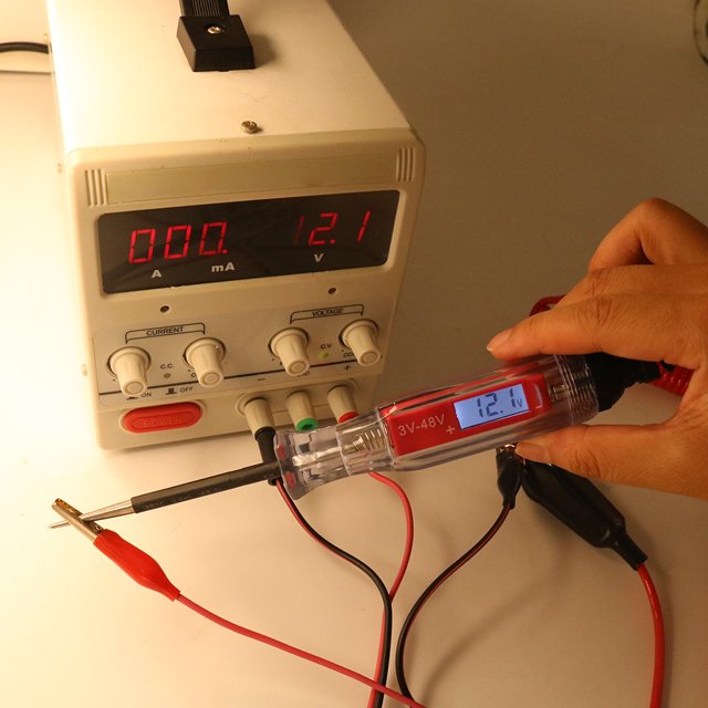 Coche circuito probador sonda lámpara sistema prueba pluma Auto luz voltaje Detector cobre Ndcxsfigh Accesorios para autos y motos