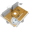 thumbnail image 4 of Riwcyla Set of 3 Router Table Insert Plate Aluminum Alloy Wood Milling Flip Board Machine Engraving Auxiliary Tool Woodworking Benches, 4 of 6