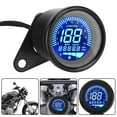 thumbnail image 7 of EUBUY Motorcycle Digital GPS Speedometer with 7 BacklightAdjustable Tachometer Odometer Trip Meter Universal 12V Silver, 7 of 7