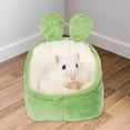thumbnail image 3 of Cavia Nest Warm Hamster Benodigdheden Mand Accesorios Verde Gloria Cama de conejillo de indias, 3 of 9