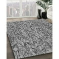 thumbnail image 2 of Ahgly Company Indoor Square Patterned Gray Novelty Area Rugs, 4' Square, 2 of 6
