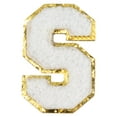 thumbnail image 2 of (6 pack) (6 pack) Hello Hobby Chenille S White Patch, 2 of 8