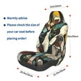thumbnail image 3 of Wukai Colorful Bulldog Duo Full Set Car Seat Covers with Soft Padding Universal Auto Front Seats Protector and Cushion Mat, 3 of 5