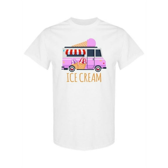 Ice Cream Truck T-Shirt Women -SPIdeals Designs, Female Medium
