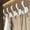 White, variant on Hohaski Hooks for Hanging Heavy 5 Sets of Non Perforated Clothes Hooks for Entering the Wardrobe Clothes Hooks for Hanging the Wall and Coat Hooks for Hanging the Wall