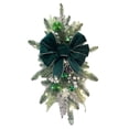 thumbnail image 3 of Guirnalda navideña con lazo grande para escaleras, decoración navideña, Navidad Verde, 3 of 9