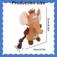 thumbnail image 3 of Sunset Pup Orange Elephant Snuffle Plush Dog Toy Squeaky Crinkle Sound Treat Dispensing Chew-Resistant for Puppy Teething Tug of War Interactive Toy for Light & Moderate Chewers, 3 of 7