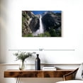 thumbnail image 3 of Elephant Stock Low Angle View Of The Yosemite Falls Wall Art - Horizontal Canvas Wall Art - Living Room Wall Decor - Nature Canvas - Gray And Blue Decor By George Oze - 30" x 20", 3 of 8
