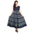 thumbnail image 4 of Women's Jaipuri Long Dress (Multicolor, Treasures), 4 of 4