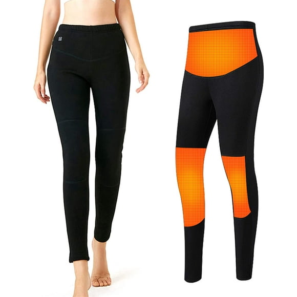 Heated Pants Washable USB Charging Electric Thermal Heating Trousers Insulated Heating Trousers with 3 Level Temperature Setting ColdProof Bottom Men/Women (Battery Not Included)
