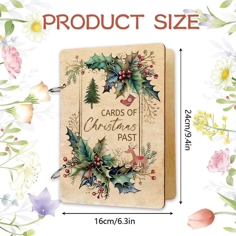 Christmas Card Keeper Wooden Memory Book Loose Leaf Binder Greeting Card Postcard Photo Album Wood Cover Cards of Christmas Past Display Holder Organizer Card Keepsake - Walmart.com Christmas Card Keeper Wooden Memory Book Loose Leaf Binder Greeting Card Postcard Photo Album Wood Cover Cards of Christmas Past Display Holder Organizer Card Keepsake - Walmart.com