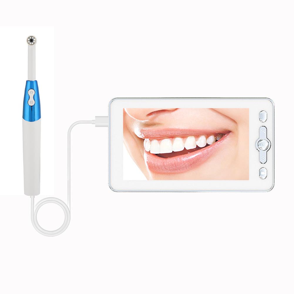 Tebru Handheld Oral Endoscope,4.3 Inch Handheld HD 1080P Visual Oral