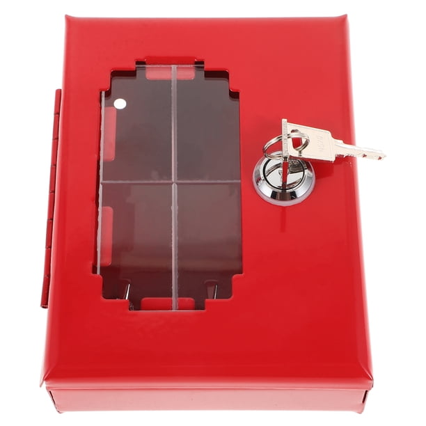 Caja de bloqueo segura para llaves, caja de bloqueo de montaje en pared para emergencias y seguridad contra incendios, caja de almacenamiento para llaves, extintor de incendios