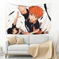 thumbnail image 6 of Haikyu Tapestry, Anime Poster, Backdrop Tapestries, Wall Hanging Decor For Bedroom, Living Room, Dorm, 60x40 Inch, 6 of 9
