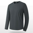 thumbnail image 2 of Mlzmgr Plus Size Athletic Shirts for Men Long Sleeve Mock Neck Qucik Drying Workout Shirts for Men L-5XL, 2 of 7
