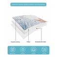 thumbnail image 5 of Quilts Twin Size Bedding Set, Orange Navy Blue Coral Lightweight Quilted Comforter, Summer Beach Coastal Ocean Soft Reversible Bedspread Coverlet with Pillow Covers for All Season, 68" x 86", 5 of 7