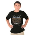 thumbnail image 5 of Land of the Free Home of the Brave Crewneck T Shirts Boy Girl Teen Brisco Brands S, 5 of 6