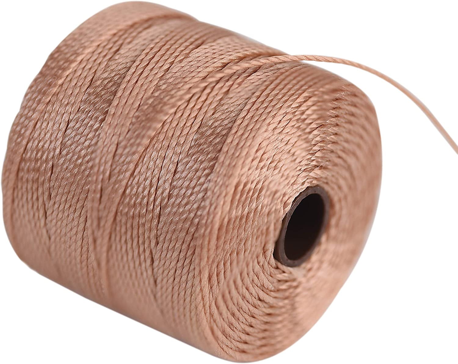 The Beadsmith S-Lon Bead Cord – .5 mm Nylon Cord, 4-pack, Warm Neutrals Mix, TEX210, 77 Yards
