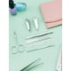 thumbnail image 4 of Juego de 7 herramientas de manicura de acero al carbono, kit profesional de cortaúñas con estuche, juego de manicura de viaje de aleación, kit de aseo portátil para viajes., 4 of 7