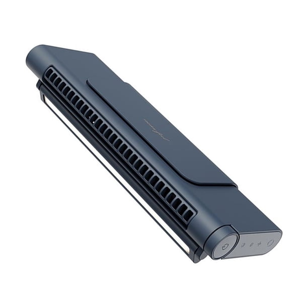 Monstrate Ventilador de pantalla de computadora de escritorio eléctrico con de luz Ventiladores sin aspas de enfriamiento de aire ajustables de Juegos de teclado y mouse para computadora Azul