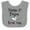Heather and White, variant on Inktastic Nana and Papa Love Me Heart Grandchild Boys or Girls Baby Bib