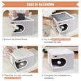 thumbnail image 4 of Cama para gatos Garnpet Cube House para interiores con bloc de notas, color gris, 4 of 6