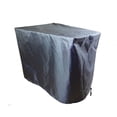 thumbnail image 3 of Shield Gold Wedge Accent 2-Layer Polyester Outdoor Table Cover - 16/22x31.5x24.5" Charcoal Grey, 3 of 6