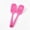 Pink, variant on Small Silicone Spatula Set, Heat Resistant Mini Spatulas for Serving, Flexible Thin Kitchen Tools Safe for Non-Stick Pans, Perfect for Baking Cookies & Brownies