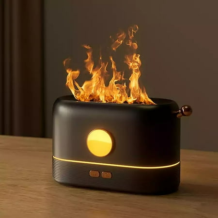 

KLMAN Smart Hime Flame Humidifier Flame Diffuser With Smart Shut Off For Home And Gifting For Friends And Family
