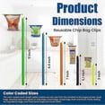 thumbnail image 2 of 50-Pack Freshness Sealing Rods, Multi-Size Plastic Bag Closure Clips for Food Storage Organization, 2 of 5