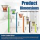 thumbnail image 2 of 50-Pack Freshness Sealing Rods, Multi-Size Plastic Bag Closure Clips for Food Storage Organization, 2 of 5
