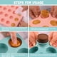 thumbnail image 5 of Juego de moldes para tartas Activty Chocolate, silicona, 24 cavidades, 5 of 6