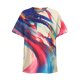 thumbnail image 3 of Blusa informal de manga corta con estampado de teñido anudado y cuello redondo para mujer OAVQHLG3B Store lin121212, 3 of 4