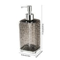 thumbnail image 3 of DcGZvy 450ml Soap Dispenser Bathroom with Pump Hand Soap Dispenser for Bathroom, Kitchen, Or Office Small Soap Dispenser Plastic Dish Soap Dispenser , Gray, 3 of 6