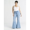 thumbnail image 2 of Sofia by Sofia Vergara Women's and Women's Plus Melisa Mega Flare High Rise Jeans, Sizes 0-28W, 2 of 5