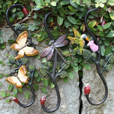 

NUZYZ Hook Animal Pattern S-shaped Wrought Iron Decorative Hanging Hook for Patio