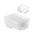 thumbnail image 3 of Transparent Large Capacity Desktop Storage Box, Mini 20/24 Compartment Organizer Multifunctional Jewelry Box for Beads Crafts, 3 of 6