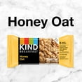 thumbnail image 4 of KIND, Gluten Free, Honey Oat, Breakfast Bars, 100% Whole Grains, 1.76 oz Packs (6 Count), 4 of 9